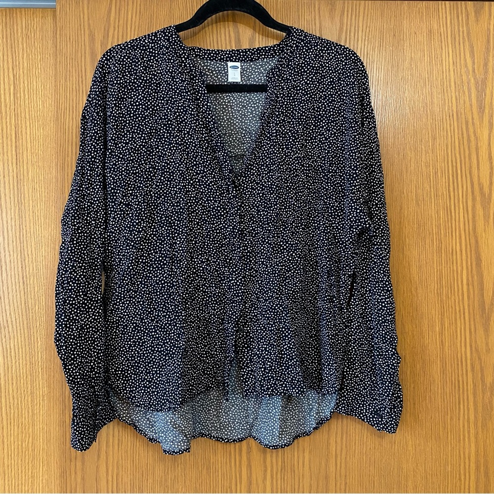 Old Navy Polka Dot Blouse